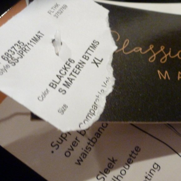 Classic Concepts Maternity Soft Comfortable Skinny  Ponte Pants   XL - Picture 6 of 15